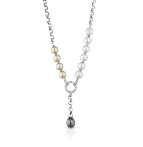 Collana in oro bianco 18kt